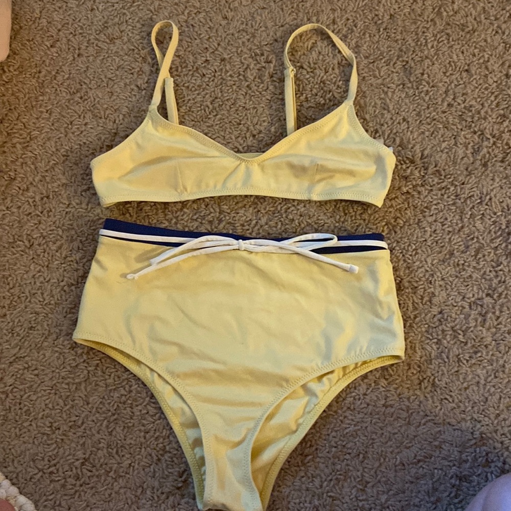 yellow bikini